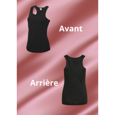 Débardeur femme flocage personnalisé sur commande