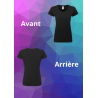 Tee-shirt classic T pour dames flocage personnalisé sur commande