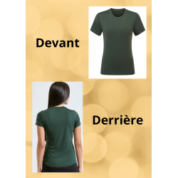 Tee-shirt performance femme TriDri flocage personnalisé sur commande