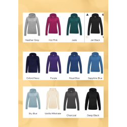 Sweat à capuche femme flocage personnalisé sur commande