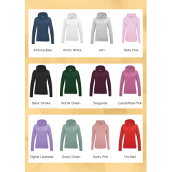 Sweat à capuche femme flocage personnalisé sur commande