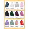 Sweat à capuche femme flocage personnalisé sur commande