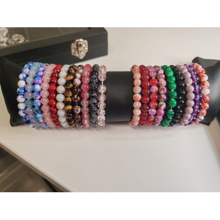 bracelet perles en pierre