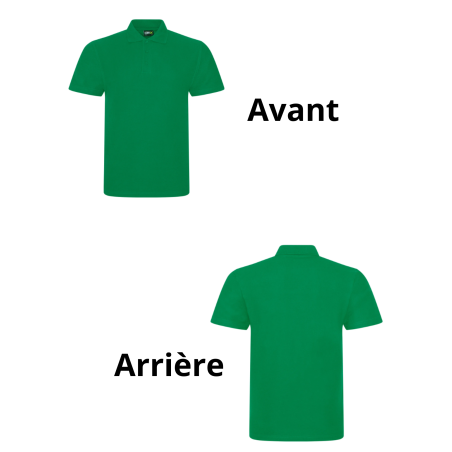 Polo Pro mixte flocage personnalisé sur commande