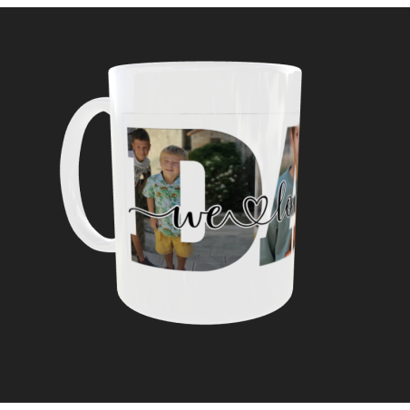 Tasse papa (dad) personnalisé