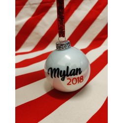 Boule de Noël personnalisé