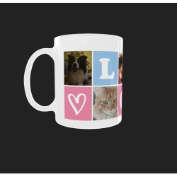Tasse love personnalisé