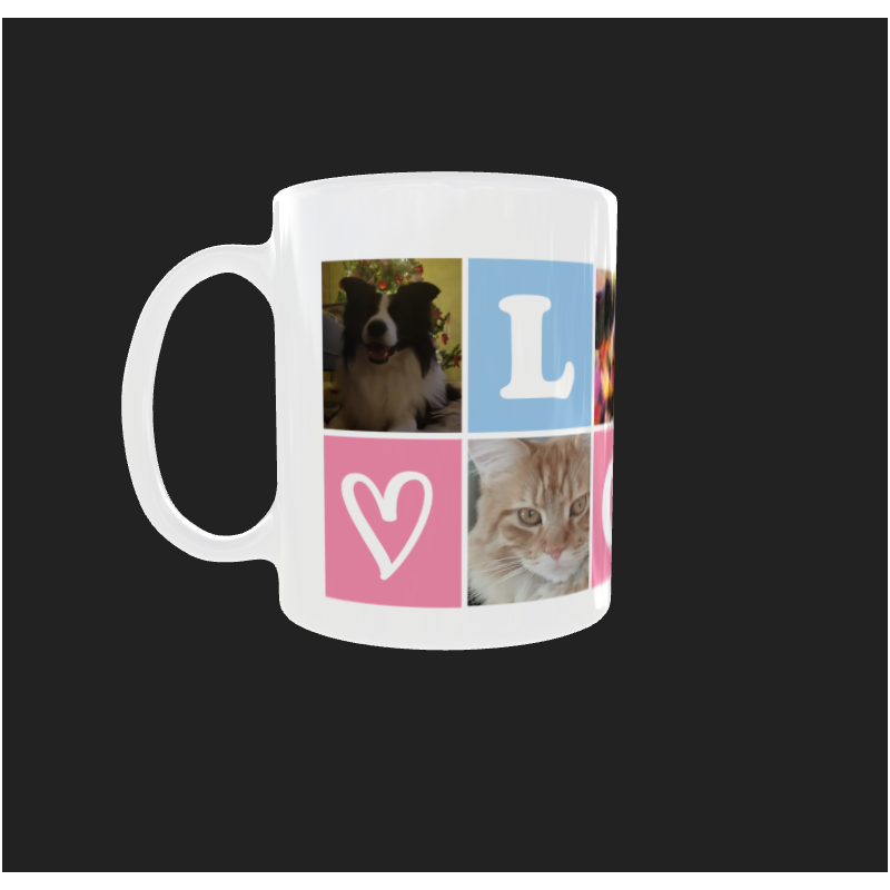 Tasse love personnalisé