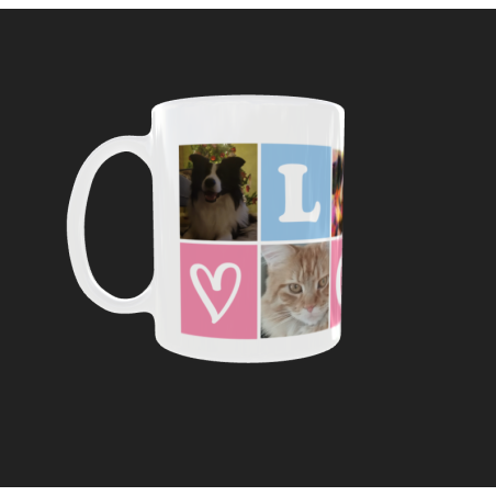 Tasse love personnalisé
