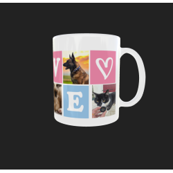 Tasse love personnalisé