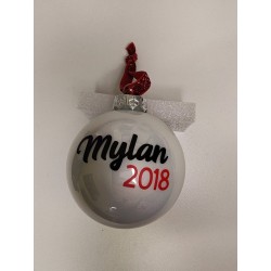 Boule de Noël personnalisé