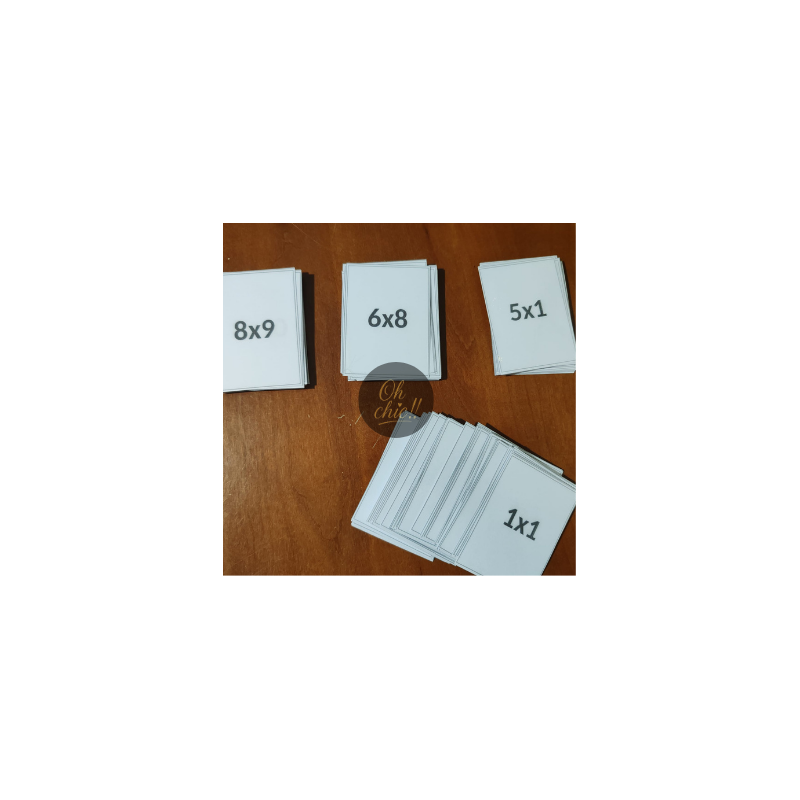 Cartes Tables de multiplication