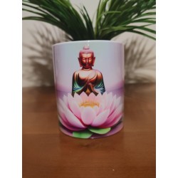 Tasse bouddha fleur de lotus
