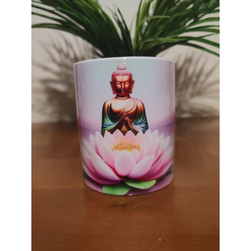 Tasse bouddha fleur de lotus