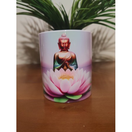 Tasse bouddha fleur de lotus