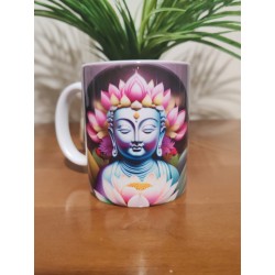 Tasse tête de bouddha lotus