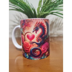 Tasse coeur de dragon