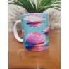Tasse fleur de lotus rose