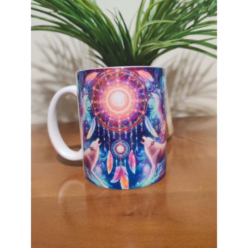 Tasse les loups et l'attrape rêve