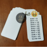 Porte clés Tables de multiplication.