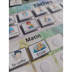 Tableau des tâches journalière