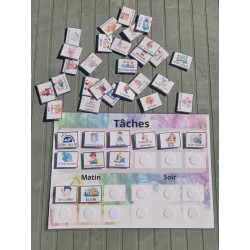 Tableau des tâches journalière