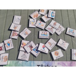 Tableau des tâches journalière