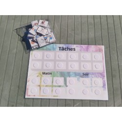 Tableau des tâches journalière