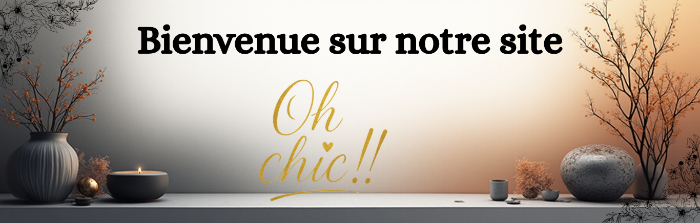 bienvenue sur notre site oh chic!!